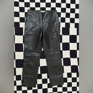 Margaret Godfrey leather pants